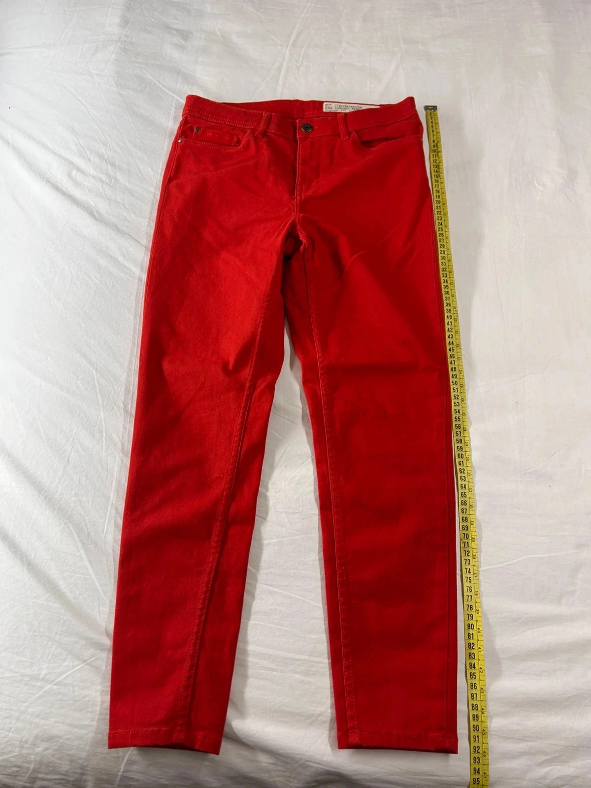 Jean rouge super skinny fit esmara